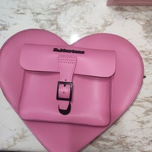Pink Doc Martens Heart-Shaped Bag